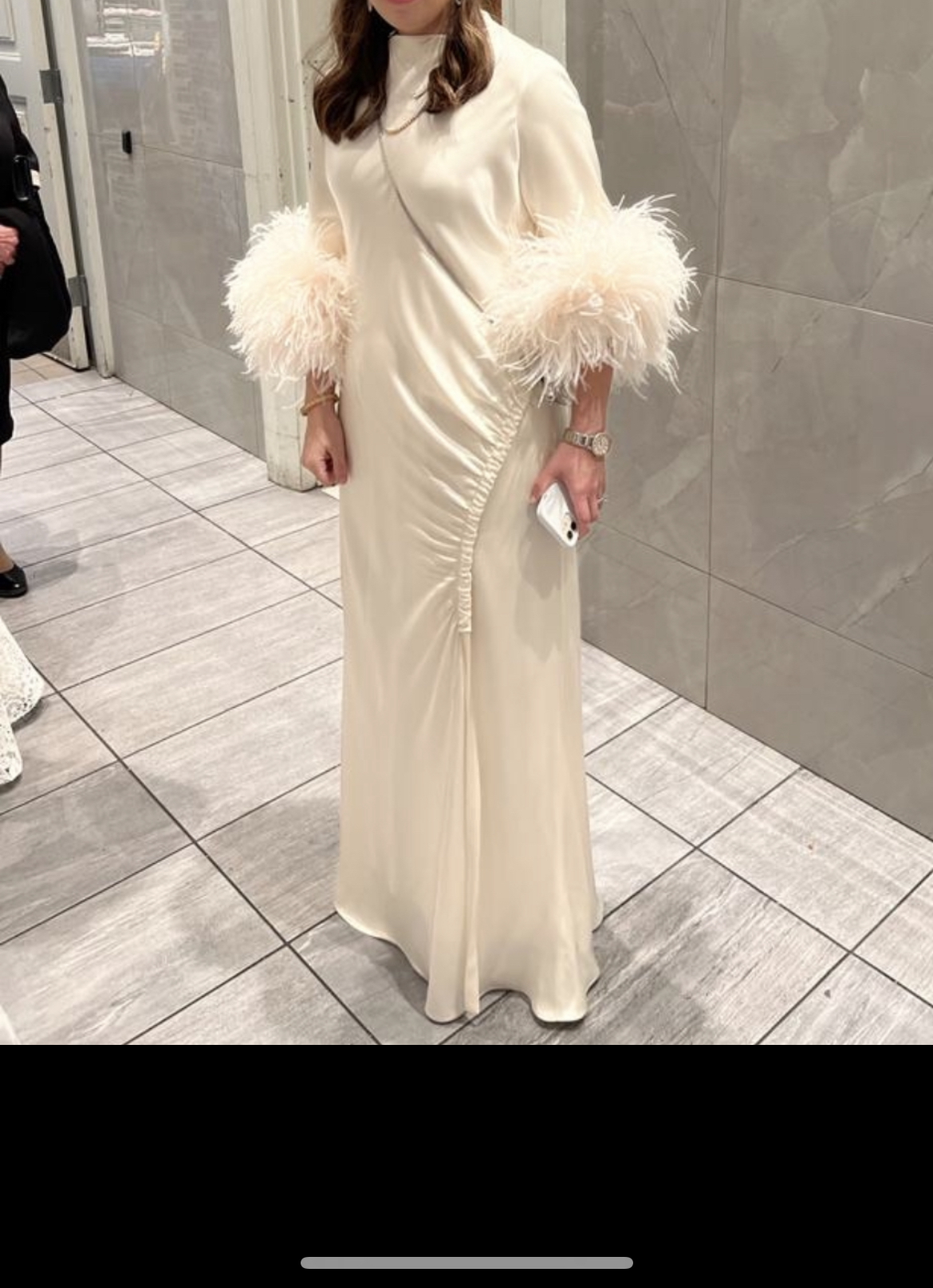 Designer ivory gown for Sale