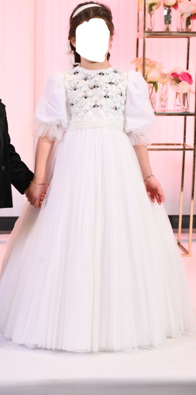 Beautiful Il Gufo white children's gown for sale