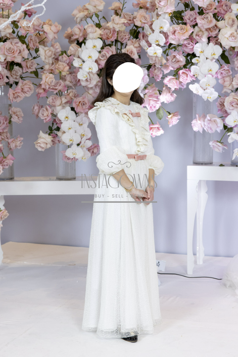 Sophisticated sister of the bride gown with beautiful detail for rent