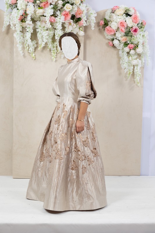 Magnificent custom made gown for Sale