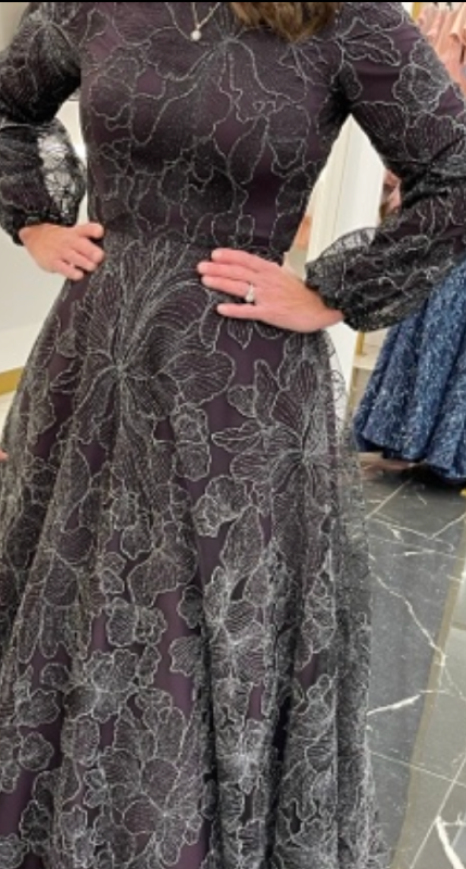 Exquisite New Purple/Plum Gown for sale