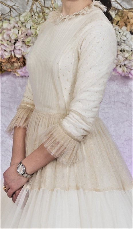 One of a Kind ivory gown for sale