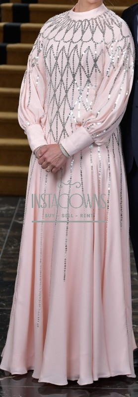 Elegant blush Miri Couture Womens Gown for sale