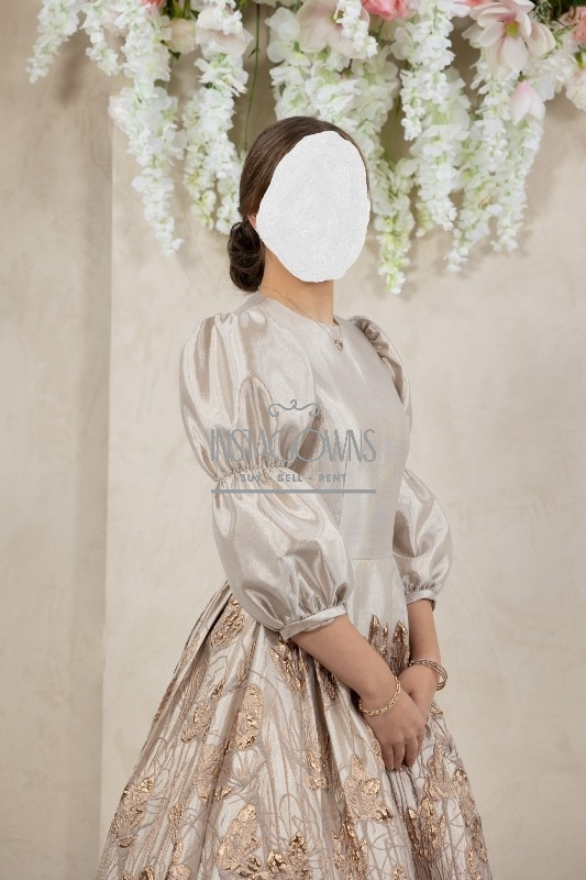 Stunning custom made gown for sale