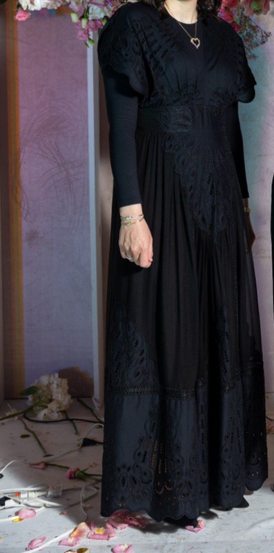 Gorgeous Black Alberta Ferretti Gown for Sale