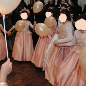 Seventeen pink girly dream gowns for sale