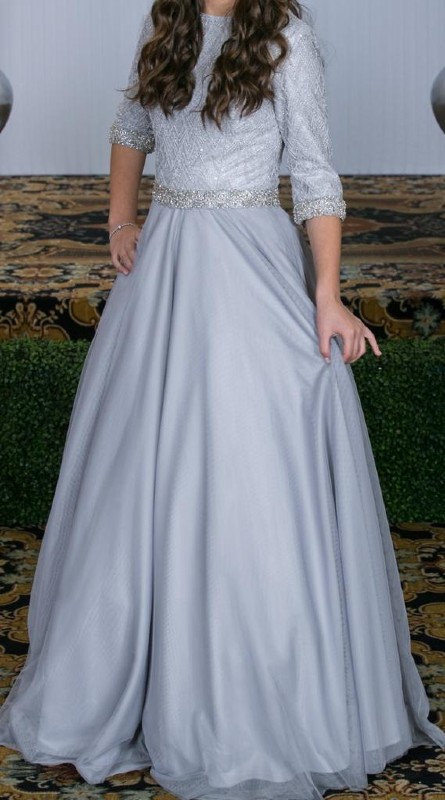 Exquisite Blue/Grey/Silver perfect for Sister of Bride/Groom for sale