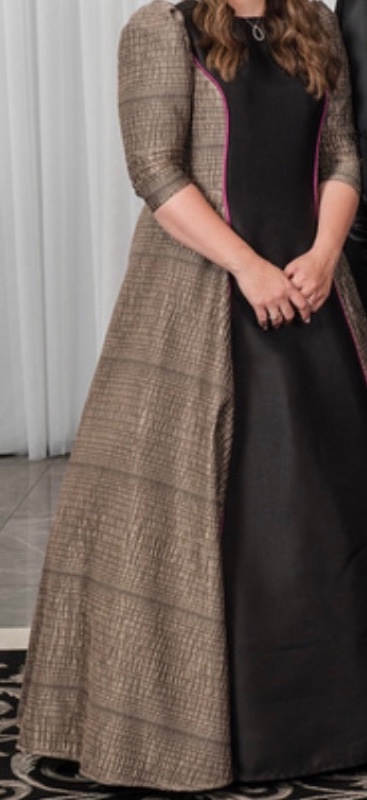 Custom sewn elegant Gown for sale