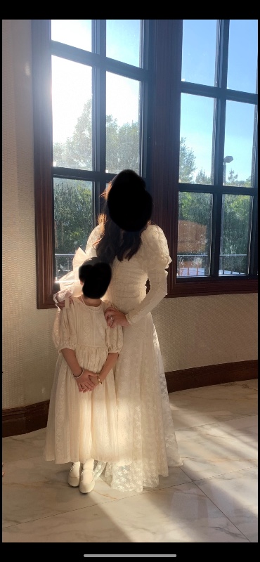 Stunning girls ivory gown for sale