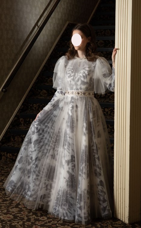 Beautiful Miri Gown for Sister of the Bride for sale