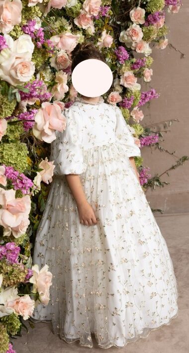 Beautiful Little Women's Girls Ivory/White Gown for Sale