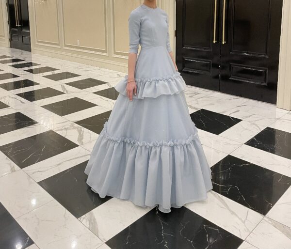 Beautiful Light Blue Gown for Rent