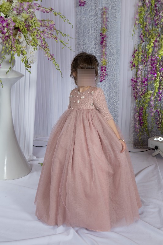 Beautiful Custom Made pink gown for sale