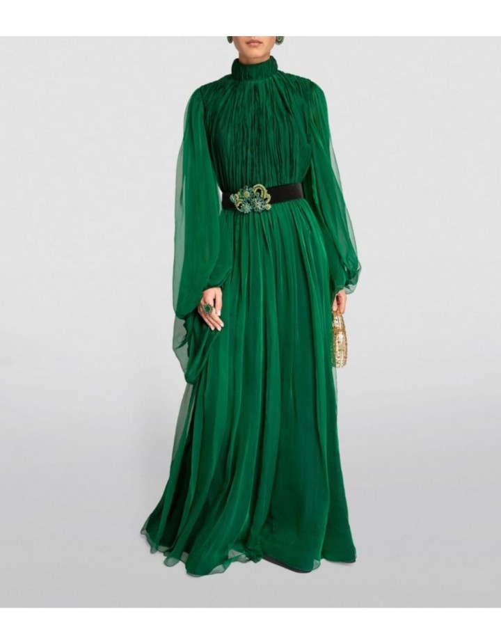 Beautiful green gown for sale
