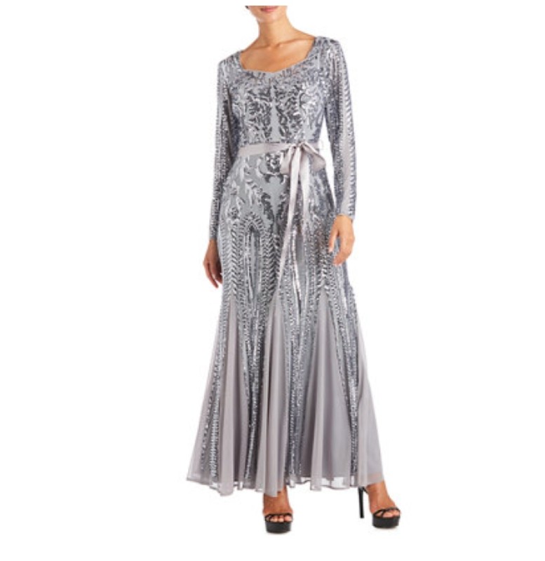 Silver Gown for sale