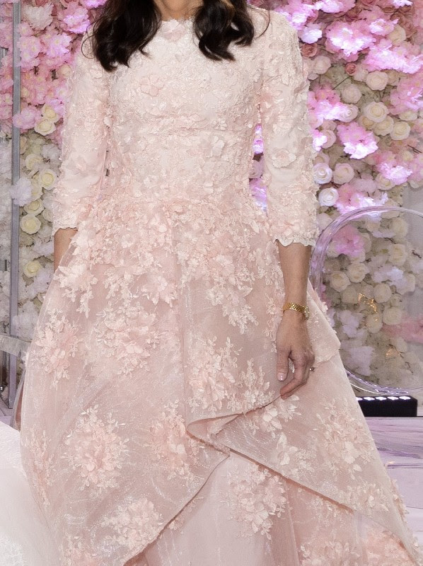 Beautiful Custom Esty's Pink Gown for Sale