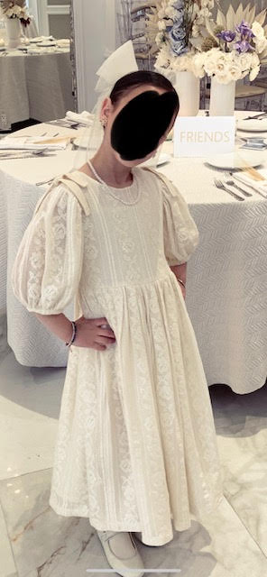 Stunning girls ivory gown for sale