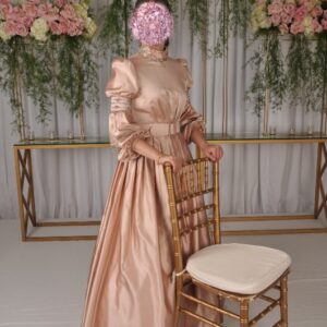Girls Custom Sister of Bride Pink Gown for sale