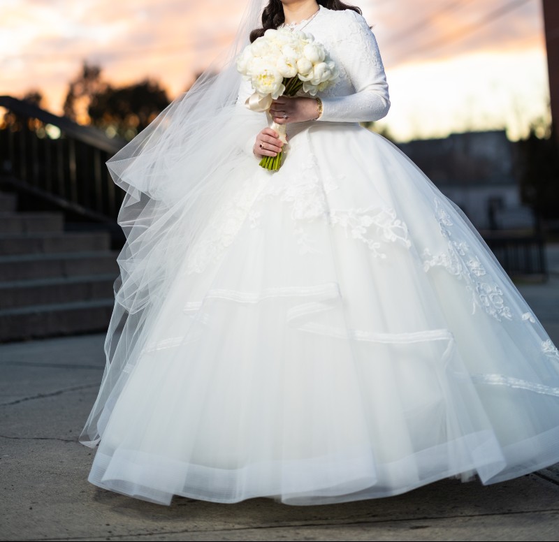 Kleinfeld Custom Made Embroidered Gown For Sale