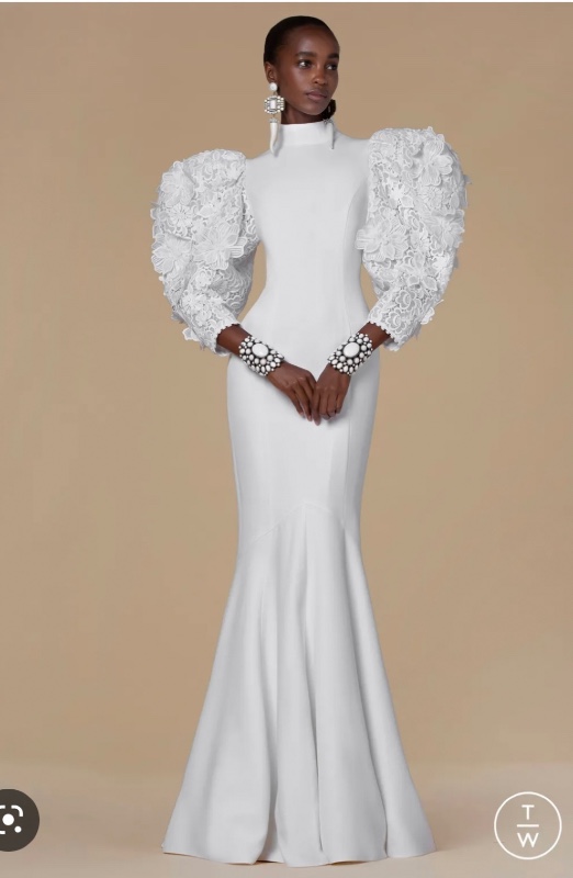 Andrew Gn- White gown for sale