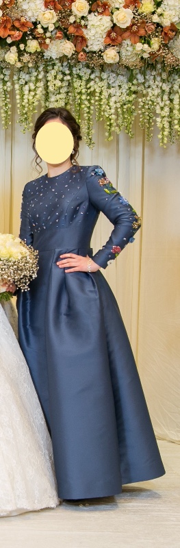 Beautiful custom Millari gown for rent/sale