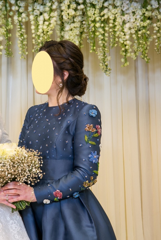 Beautiful custom Millari gown for rent/sale