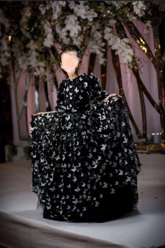 Gorgeous custom by Zoe sister of the bride butterfly gown for sale
