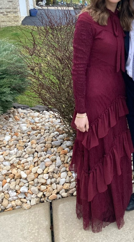 Beautiful Lace Raquel Gown for sale
