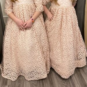 Fresh Summer Pink Little Girls gown for rent or sale