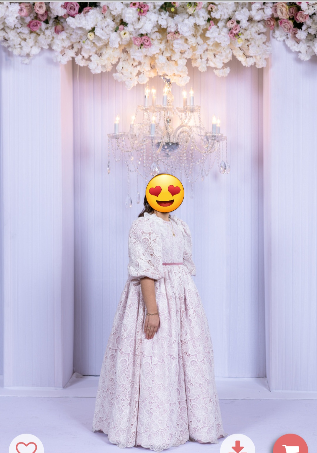 Girls white lace gowns for sale