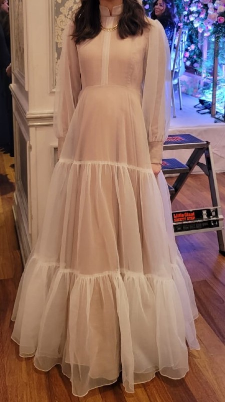 Beautiful Blush Maternity gown for sale