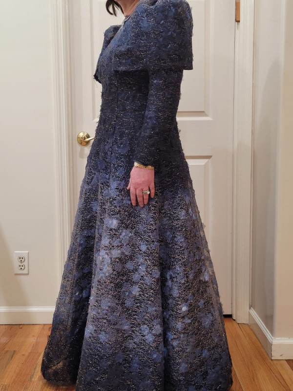 Custom Racquel blue Mother Of The Bride Gown For Sale