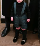 Adorable Boys Green Pants for Wedding for rent