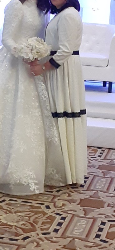 Black and White exquisite gown for rent/sale