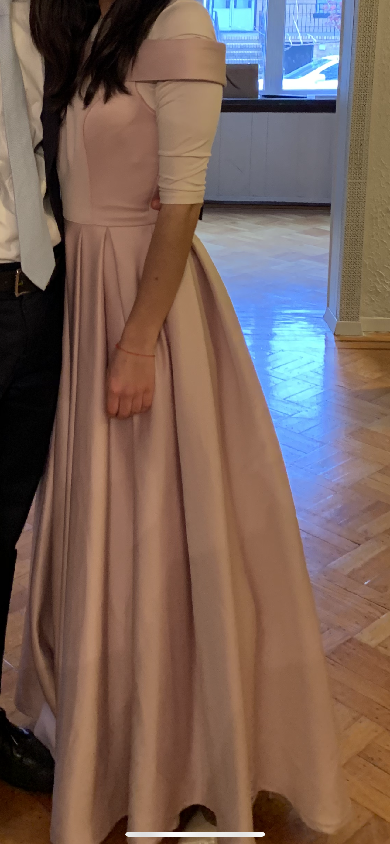 Leena for MacDuggal light pink gown for sale