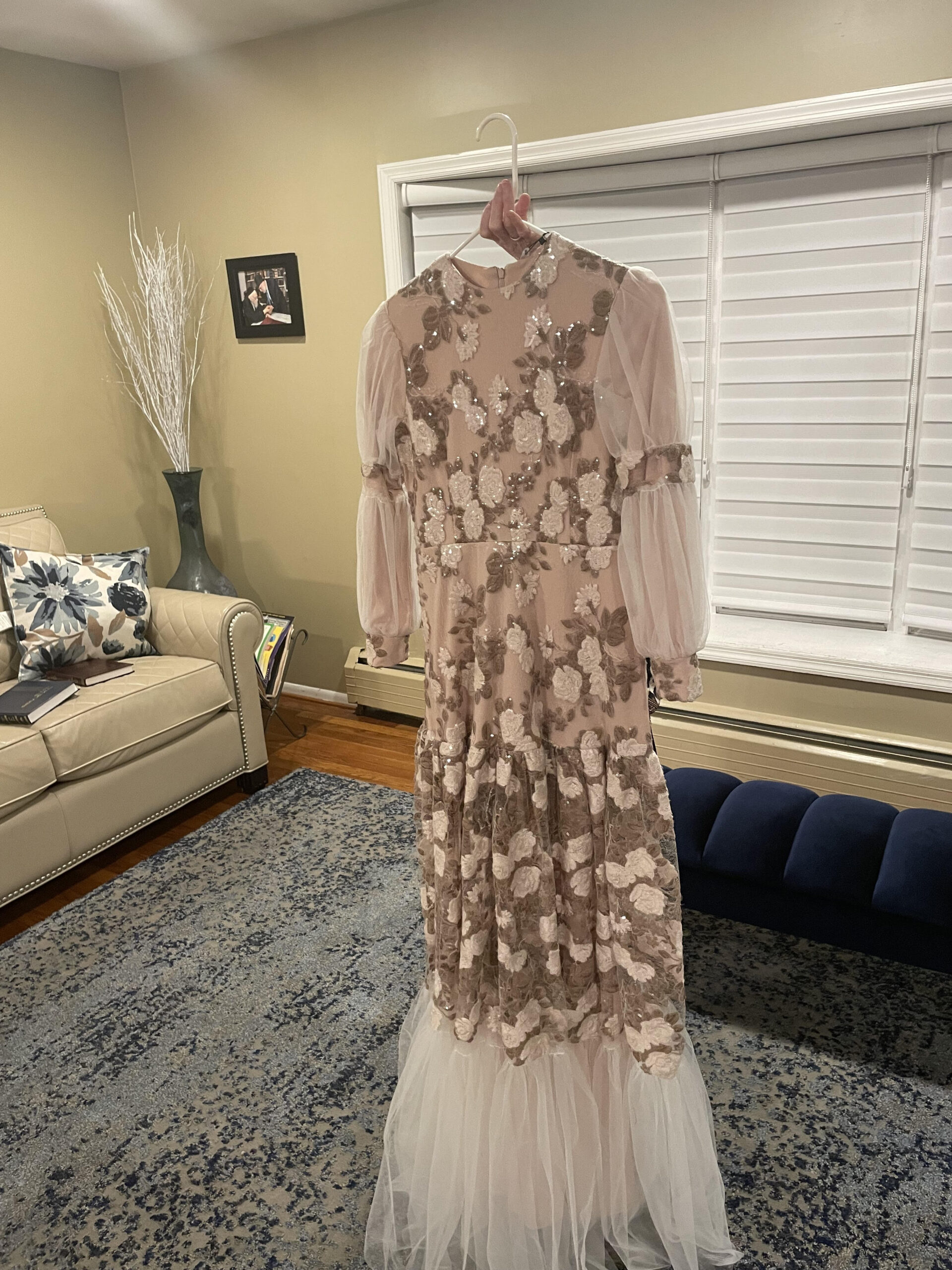 Stunning mother of the bride Exquisite gown for sale