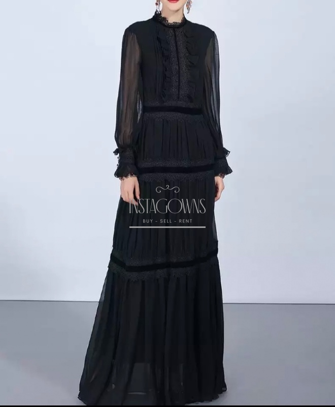 Elegant black gown for sale