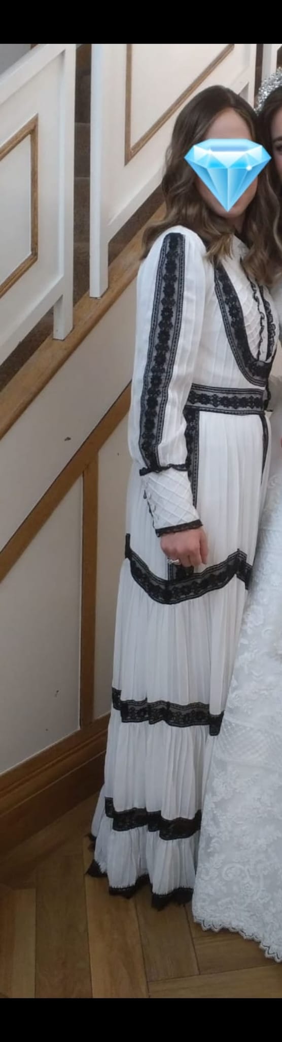 beautiful Miri Couture white gown for rent