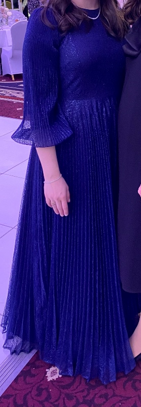 Navy blue Exquisite gown for sale