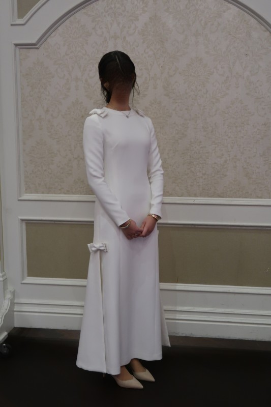 Stunning designer bridesmaid gown for sale