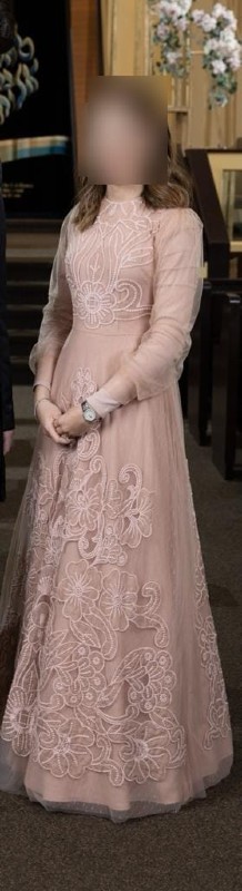 Beautiful pink valentino sister of the bride gown for sale