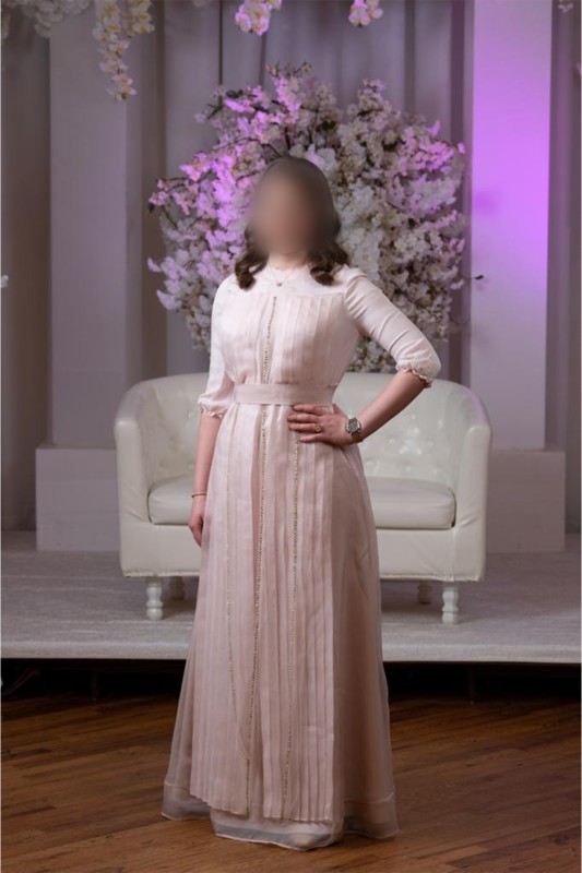 Custom made by Riki Mantel Oliver pure sister of bride/ tenoyim dress for rent/sale