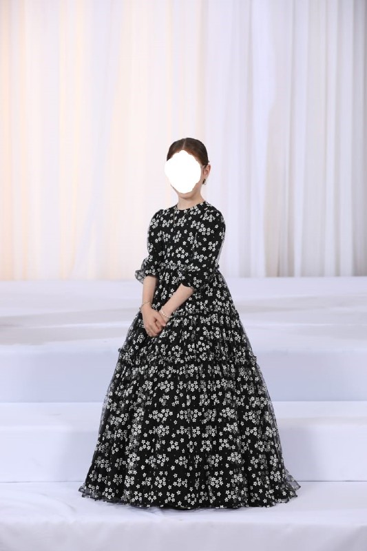 Beautiful Kids black Eloisa gowns for sale