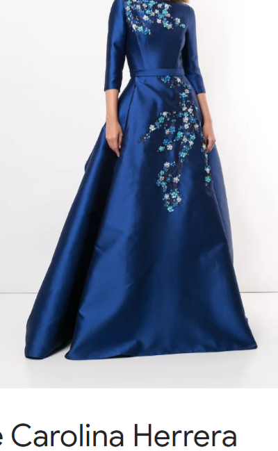 Magnificent Carolina Herrera Sister/Mother of the bride gown for sale