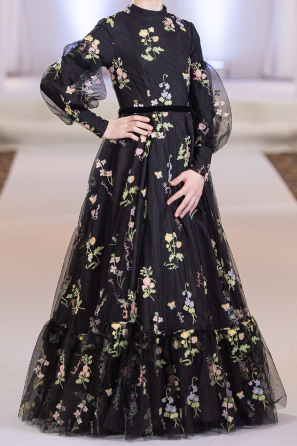 Beautiful floral gown for sale