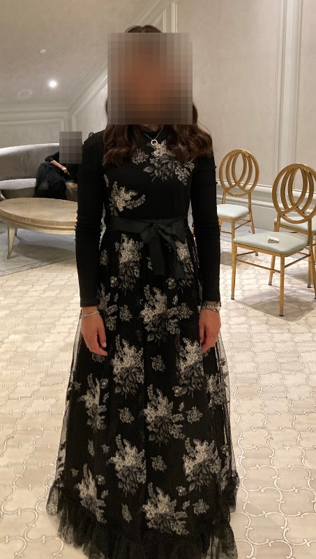 Red Valentino black gown for sale
