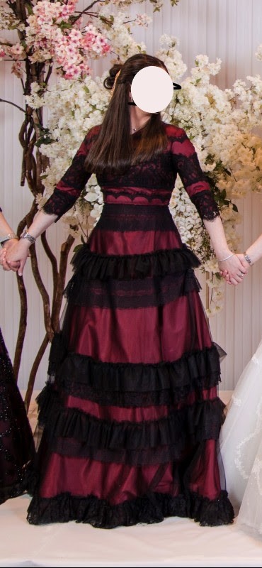 Gorgeous Red/Burgundy Gown for Sale