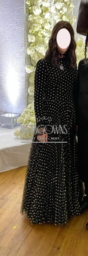 Beautiful Philosophy black and gold gown for sale