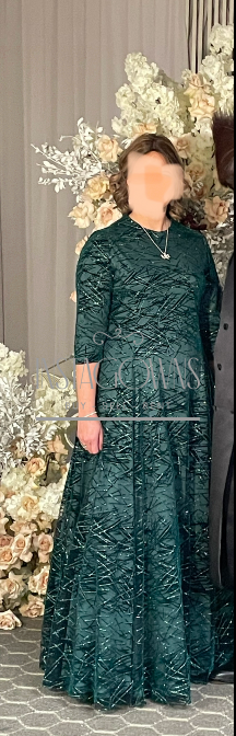 Exquisite Green Gown for sale