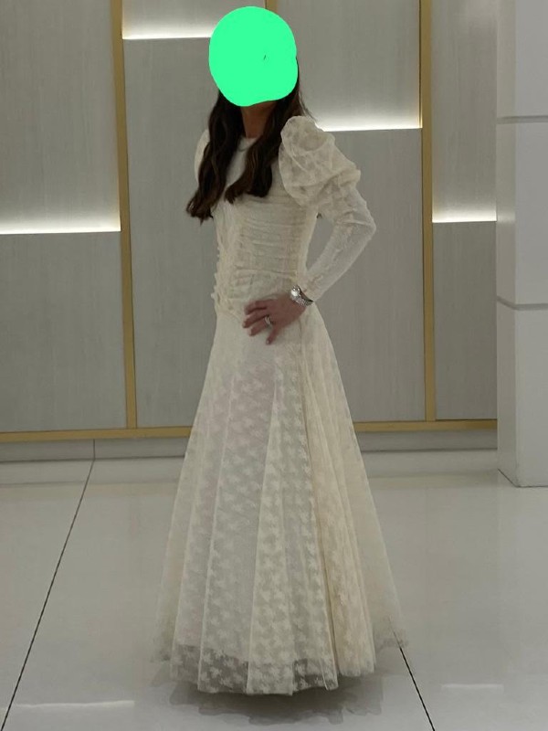 Magnificent Ivory gown for sale